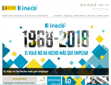 Tablet Screenshot of ineco.com